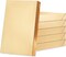 6 Christmas Gift Boxes with Lids 11x8.5x1.5 Inches Gold Shirt Boxes Gift Boxes for Clothes Gift Wrap Boxes (Grain Texture Gold)
